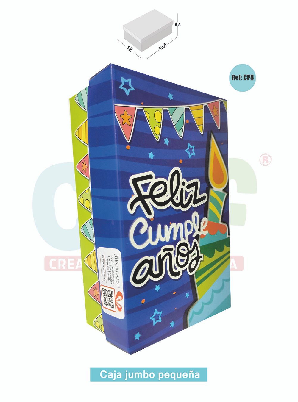 CAJA JUMBO COLOR PEQUEÑA   CP8