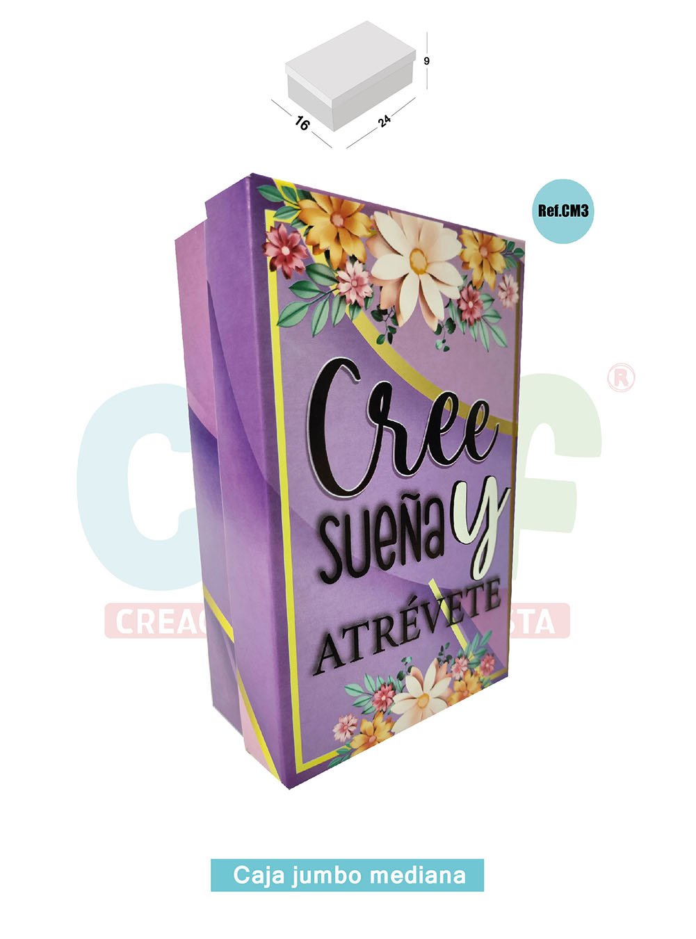 CAJA JUMBO COLOR MEDIANA  CM3