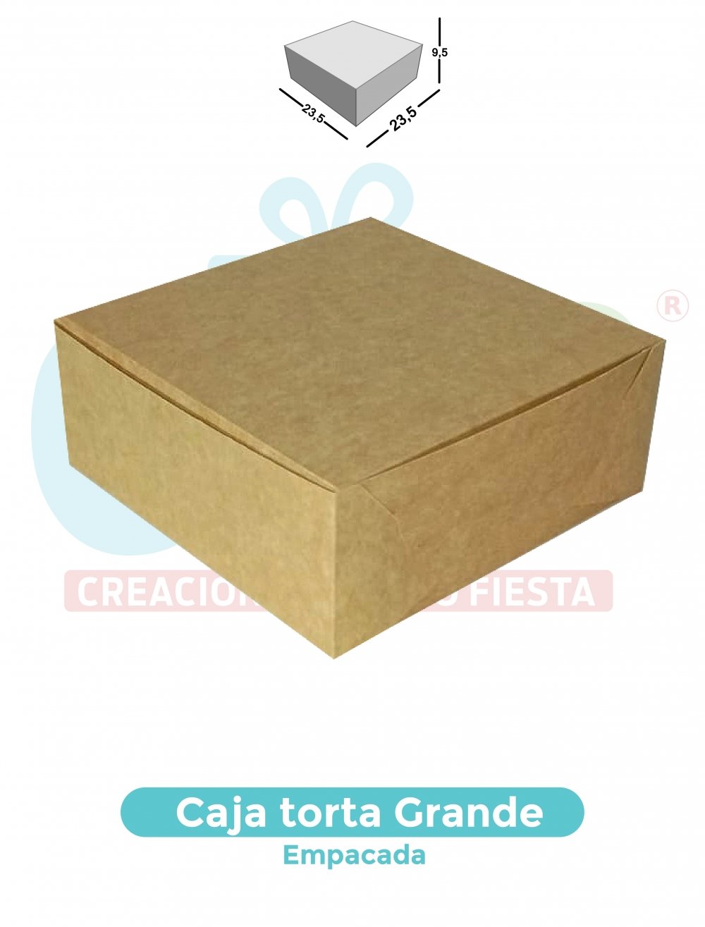 CAJA TORTA GRANDE BASICA