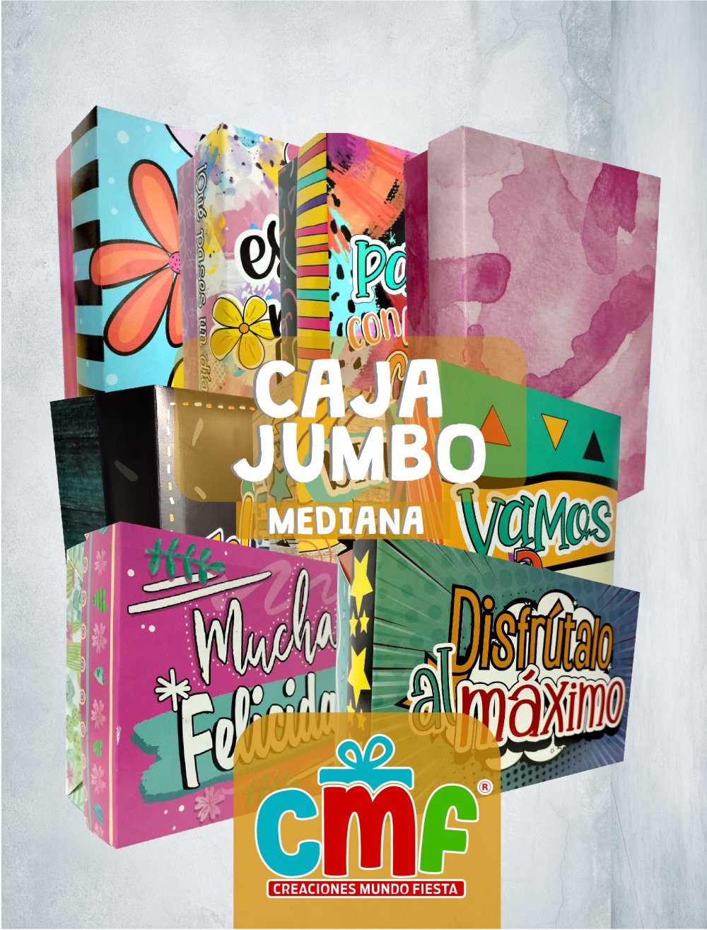 CAJA JUMBO COLOR MEDIANA