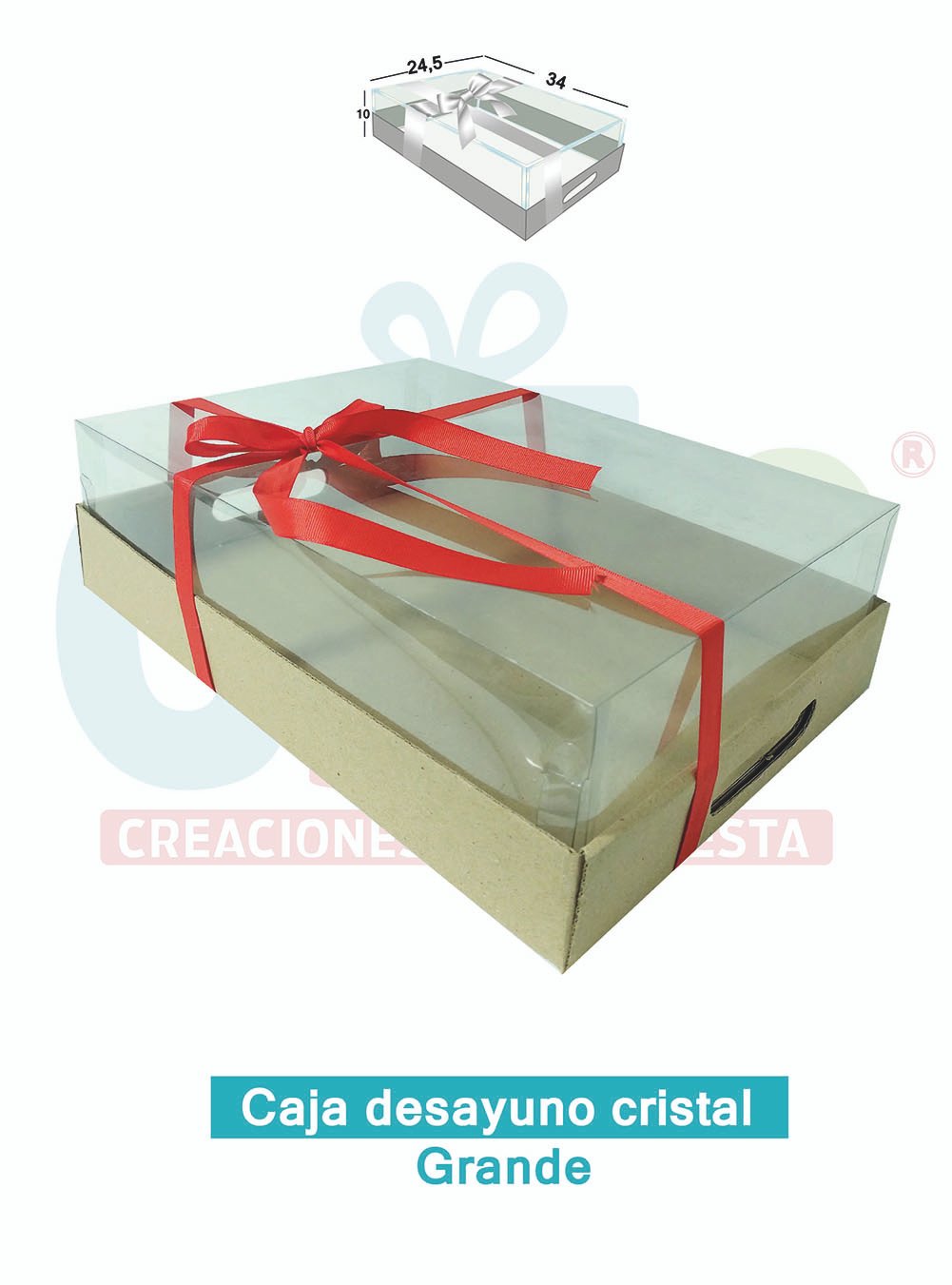 CAJA DESAYUNO CRISTAL GRANDE   